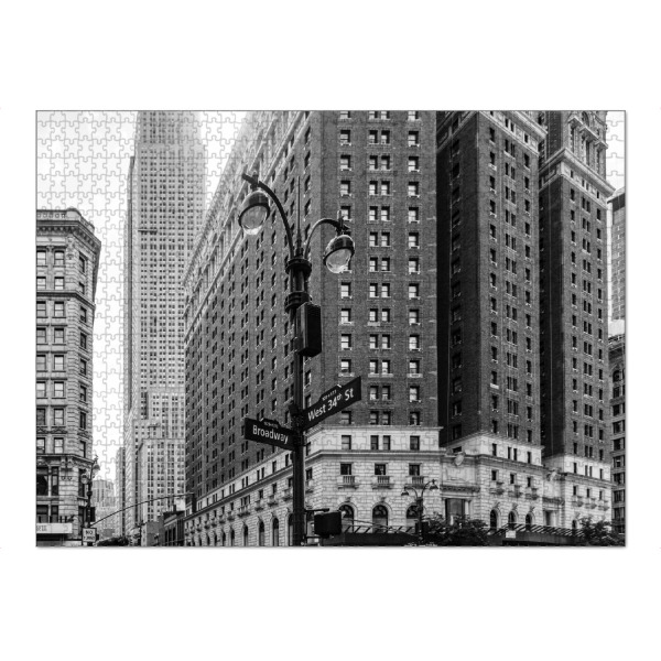 Puzzle Ravensburger "Stadt Leben NYC" artboxONE - Städte / New York,Schwarzweiß,Architektur,Reise / Länder