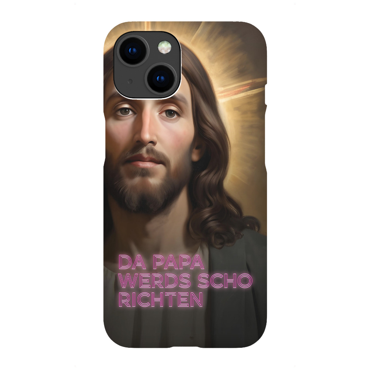 "Bayrischer Jesus: da papa"für iPhone - Premium-Case Handyhülle artboxONE