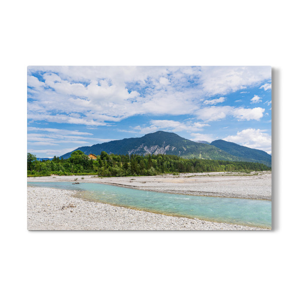 Galerie-Print "Der Fluss Isar bei Wallgau" 30x20 cm artboxONE