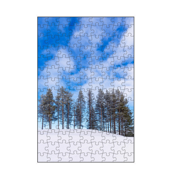 artboxONE Puzzle "Winterlandschaft in Finnland" artboxONE - Natur,Reise,Reise / Länder