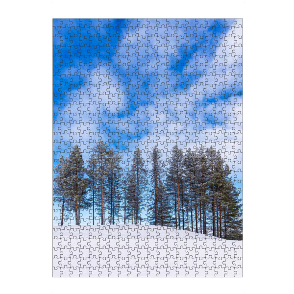 artboxONE Puzzle "Winterlandschaft in Finnland" artboxONE - Natur,Reise,Reise / Länder