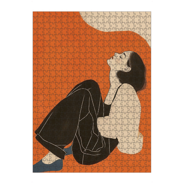 Puzzle Ravensburger "Calm Woman" artboxONE - Natur,Abstrakt,Menschen