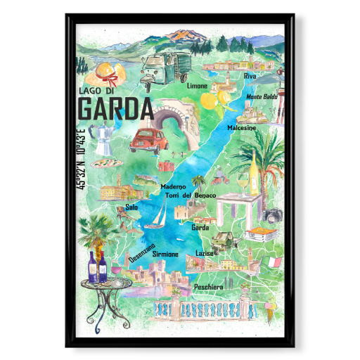 Gardasee Italien Karte