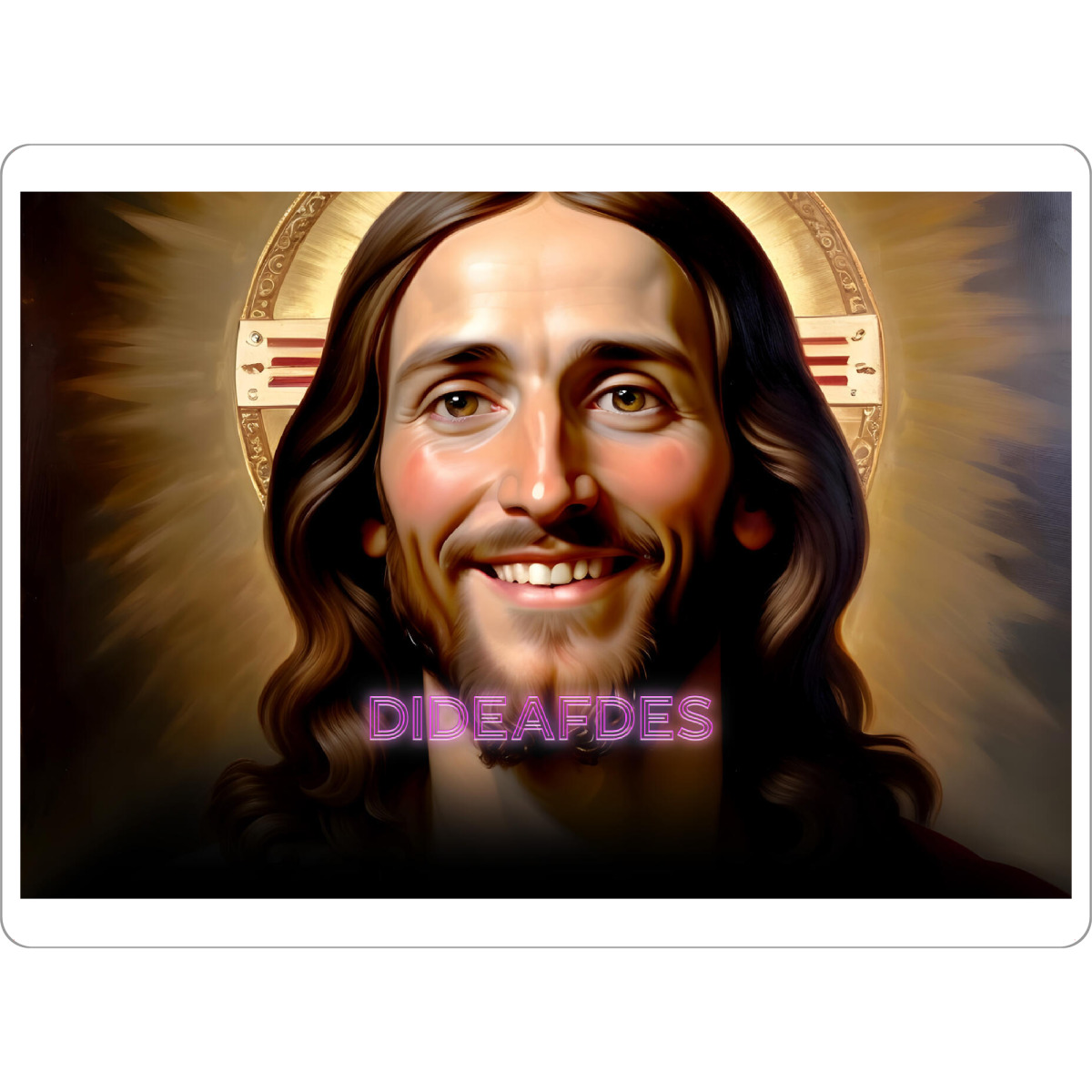 Tischset "Bayrischer Jesus: dideafdes" artboxONE - Typografie,Menschen