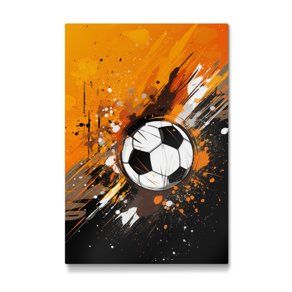 Galerie-Print "Football Orange (matart)" 30x20 cm artboxONE