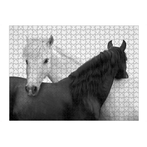 Puzzle Ravensburger "Yin-Yang-Pferde" artboxONE - Natur,Reise,Tiere,Liebe,Reise / Länder