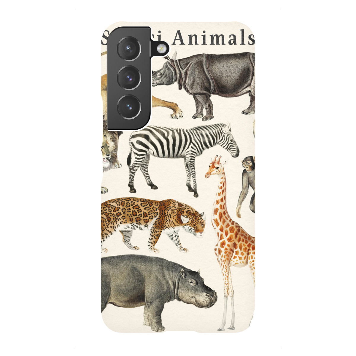 "Sammlung von Safaritieren"für Samsung Galaxy - Premium-Case Handyhülle artboxONE