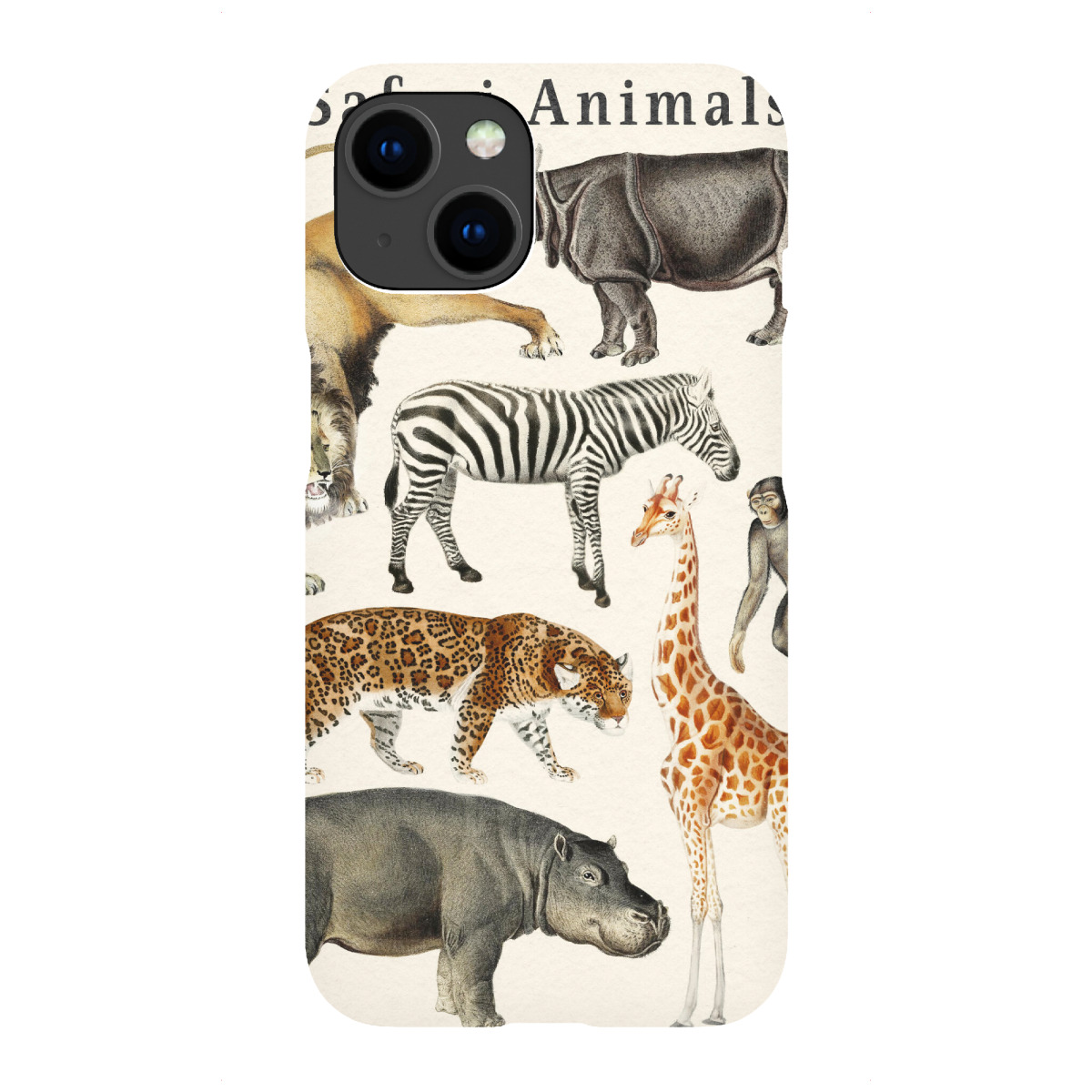 "Sammlung von Safaritieren"für iPhone - Premium-Case Handyhülle artboxONE
