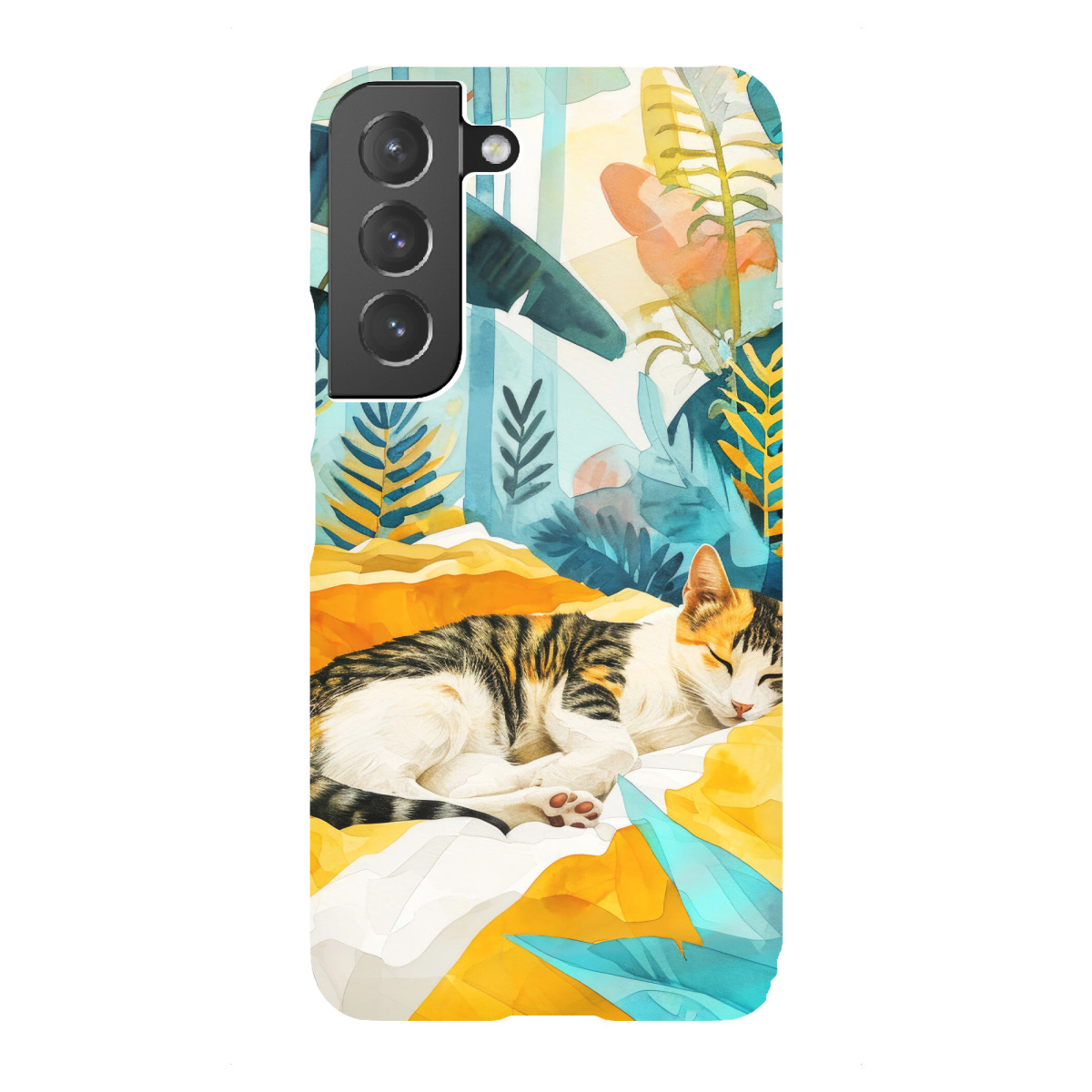 Samsung Galaxy "Katzenleben M" Premium-Case Handyhülle artboxONE