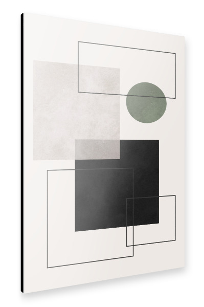 Alu-Dibond "Formen mit Ausdruck J" 30x20 cm artboxONE