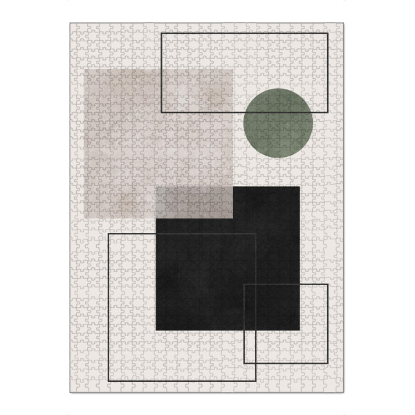 Puzzle Ravensburger "Formen mit Ausdruck J" artboxONE - Abstrakt,Geometrie