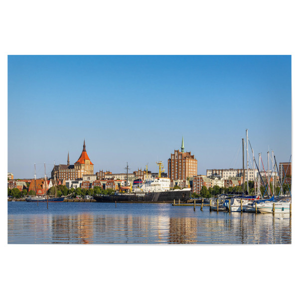 Poster "Warnowblick" artboxONE - Städte,Natur,Reise,Architektur