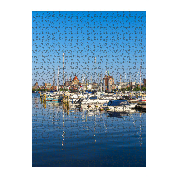 artboxONE Puzzle "Marina in Gehlsdorf" artboxONE - Städte,Natur,Reise,Architektur