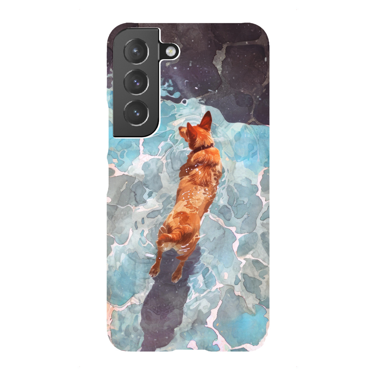 Samsung Galaxy "Hundeleben F" Premium-Case Handyhülle artboxONE