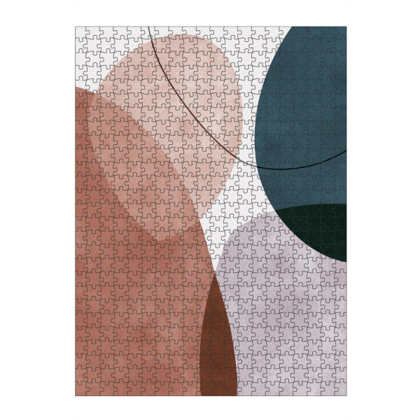 artboxONE Puzzle "Formen mit Ausdruck O" artboxONE - Abstrakt,Geometrie