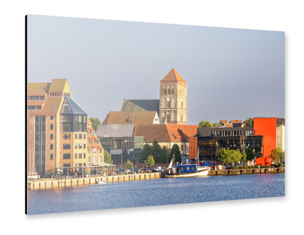 Alu-Dibond "Blick auf die Nikolaikirche" 30x20 cm artboxONE