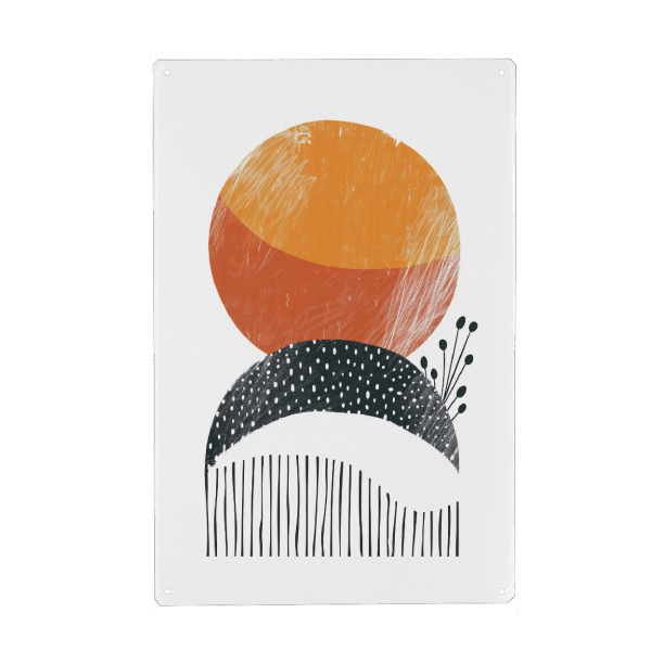 Holzbild "Abstrakter Boho A" artboxONE - Abstrakt,Geometrie