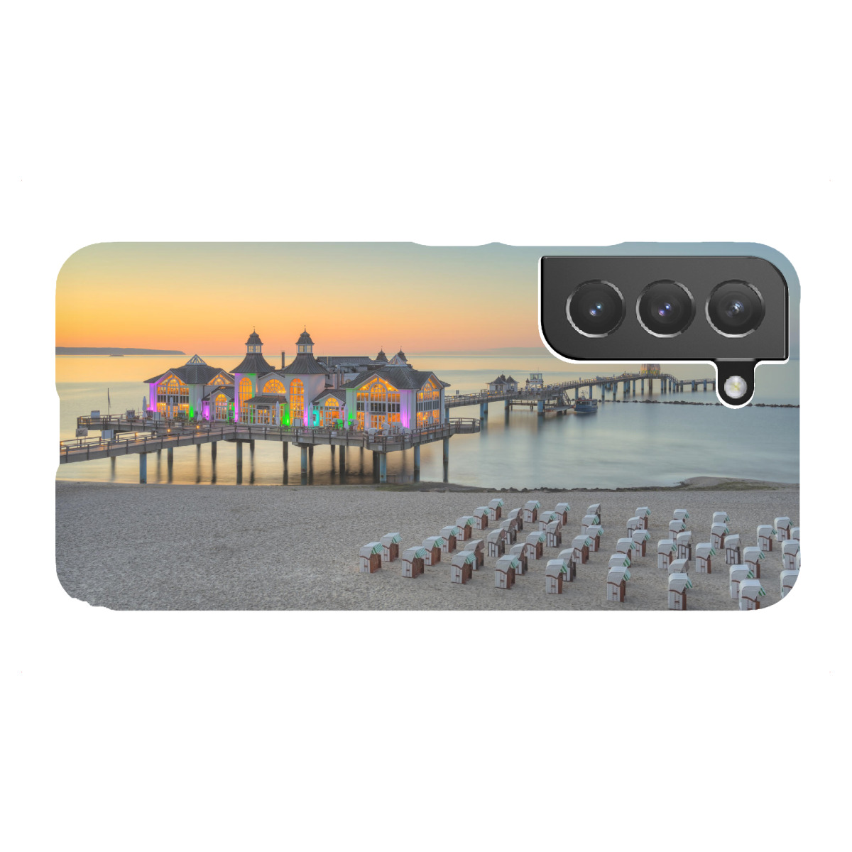 Samsung Galaxy "Seebrücke Sellin am Abend" Premium-Case Handyhülle artboxONE