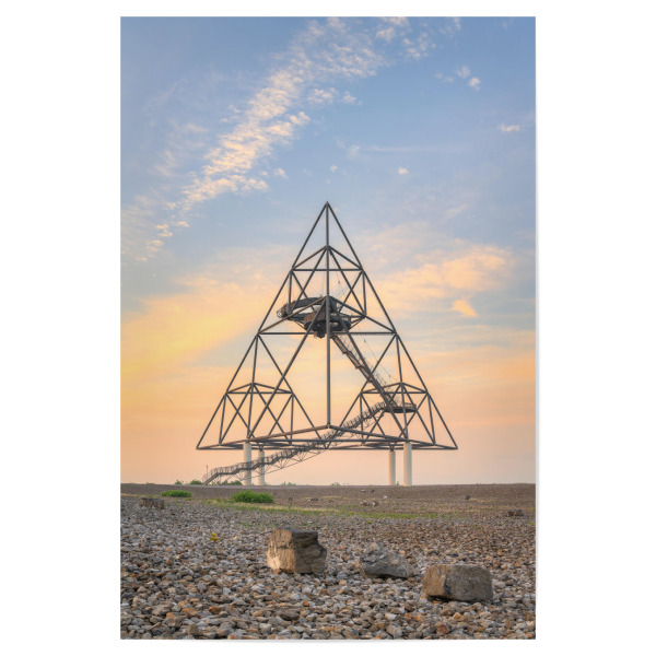 Poster 30x20 cm "Tetraeder in Bottrop am Abend" artboxONE - Städte,Reise,Architektur