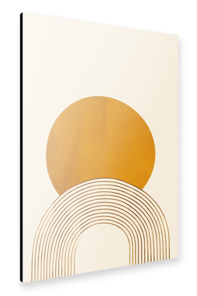 Alu-Dibond "Abstrakter Boho G" 30x20 cm artboxONE