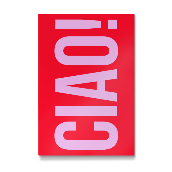 Galerie-Print "CIAO - bunte Typografie" 30x20 cm artboxONE