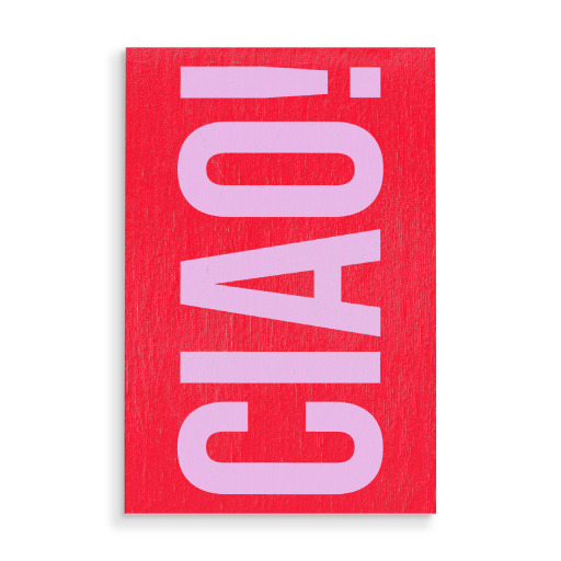 CIAO - bunte Typografie