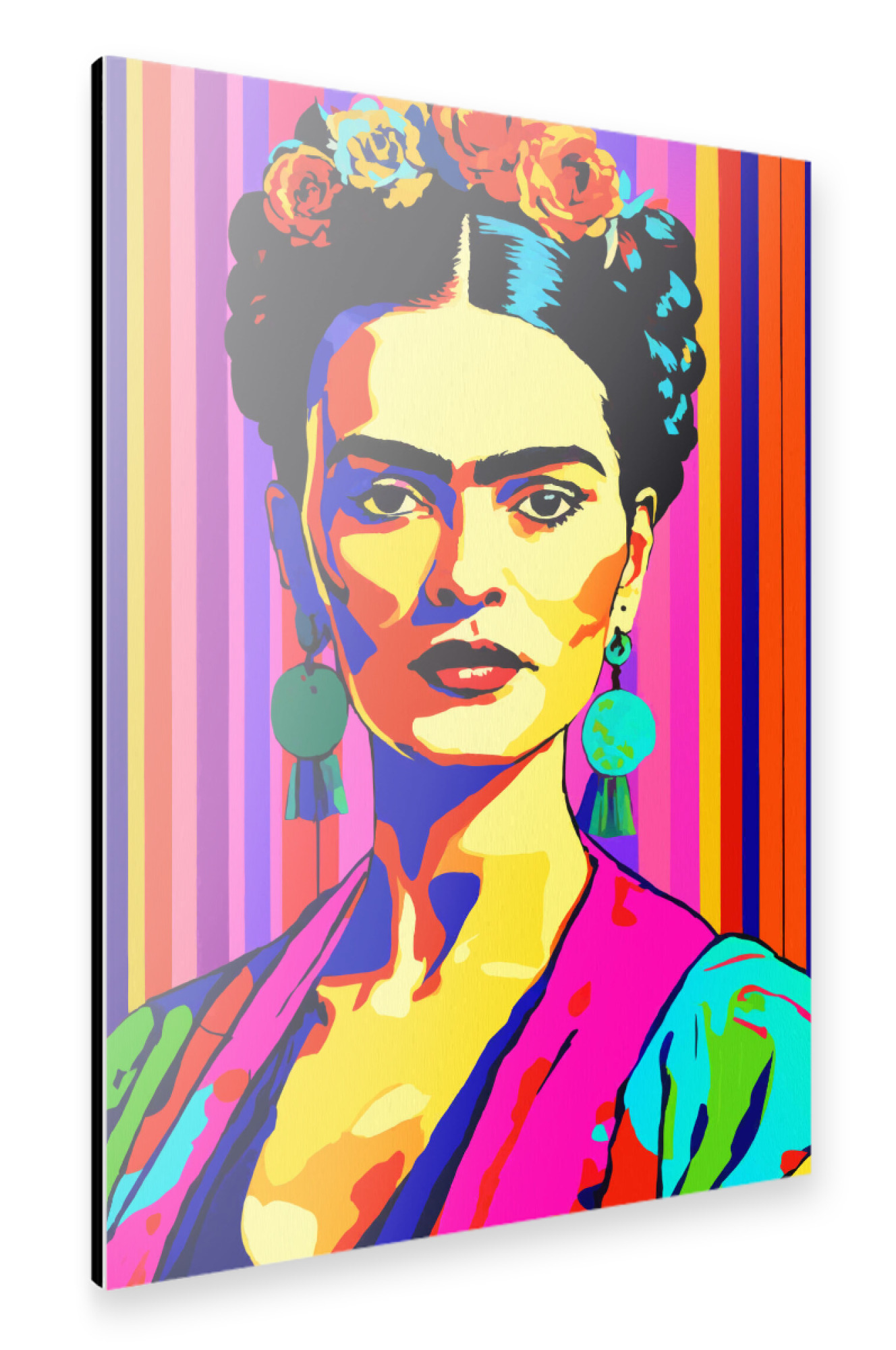 Alu-Dibond "Frida pop art" 30x20 cm artboxONE