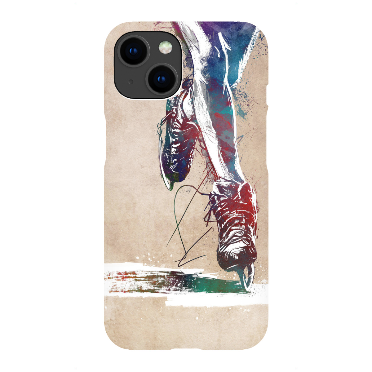 iPhone "Eiskunstlauf Sportkunst B" Premium-Case Handyhülle artboxONE
