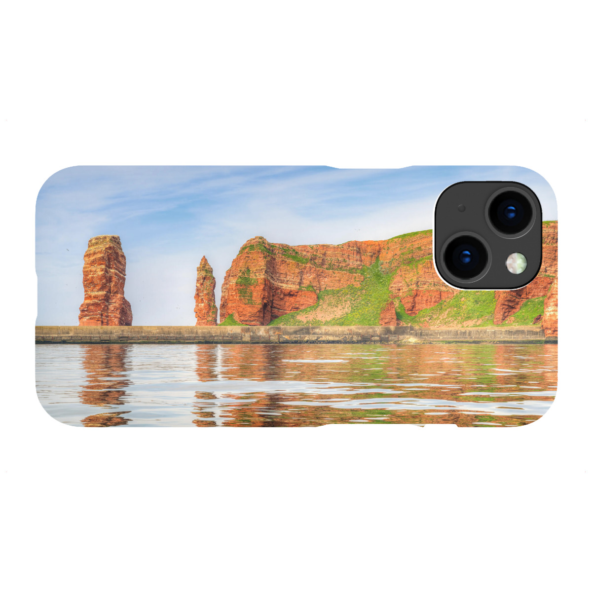 iPhone "Helgoland Lange Anna und Klippen" Premium-Case Handyhülle artboxONE