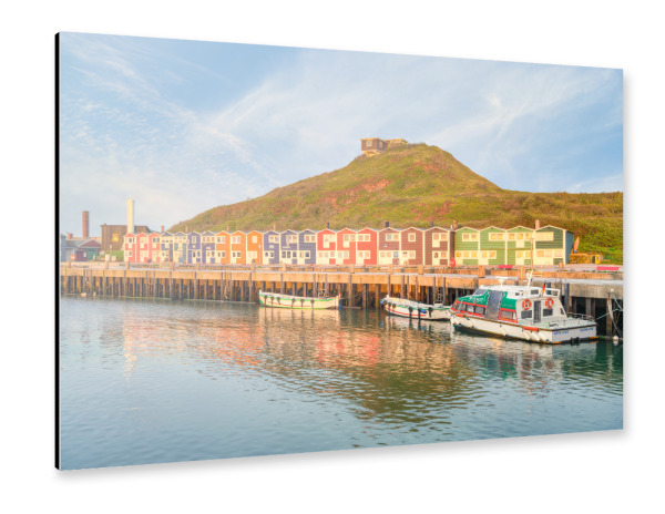 Alu-Dibond "Hummerbuden auf Helgoland" 30x20 cm artboxONE