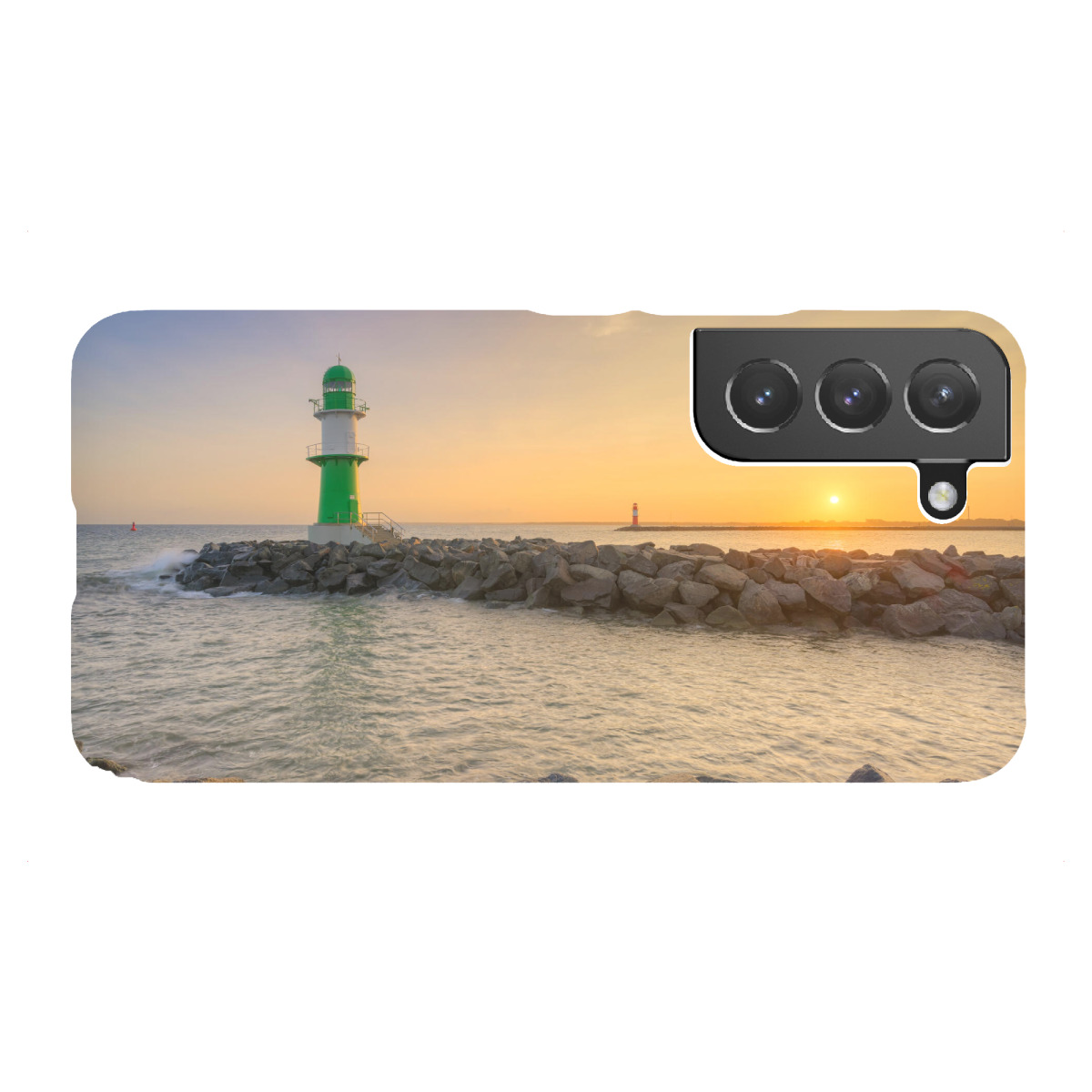 "Molenfeuer in Warnemünde"für Samsung Galaxy - Premium-Case Handyhülle artboxONE
