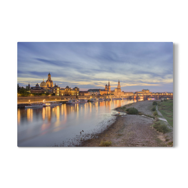 Galerie-Print "Dresden Skyline am Abend" 30x20 cm artboxONE