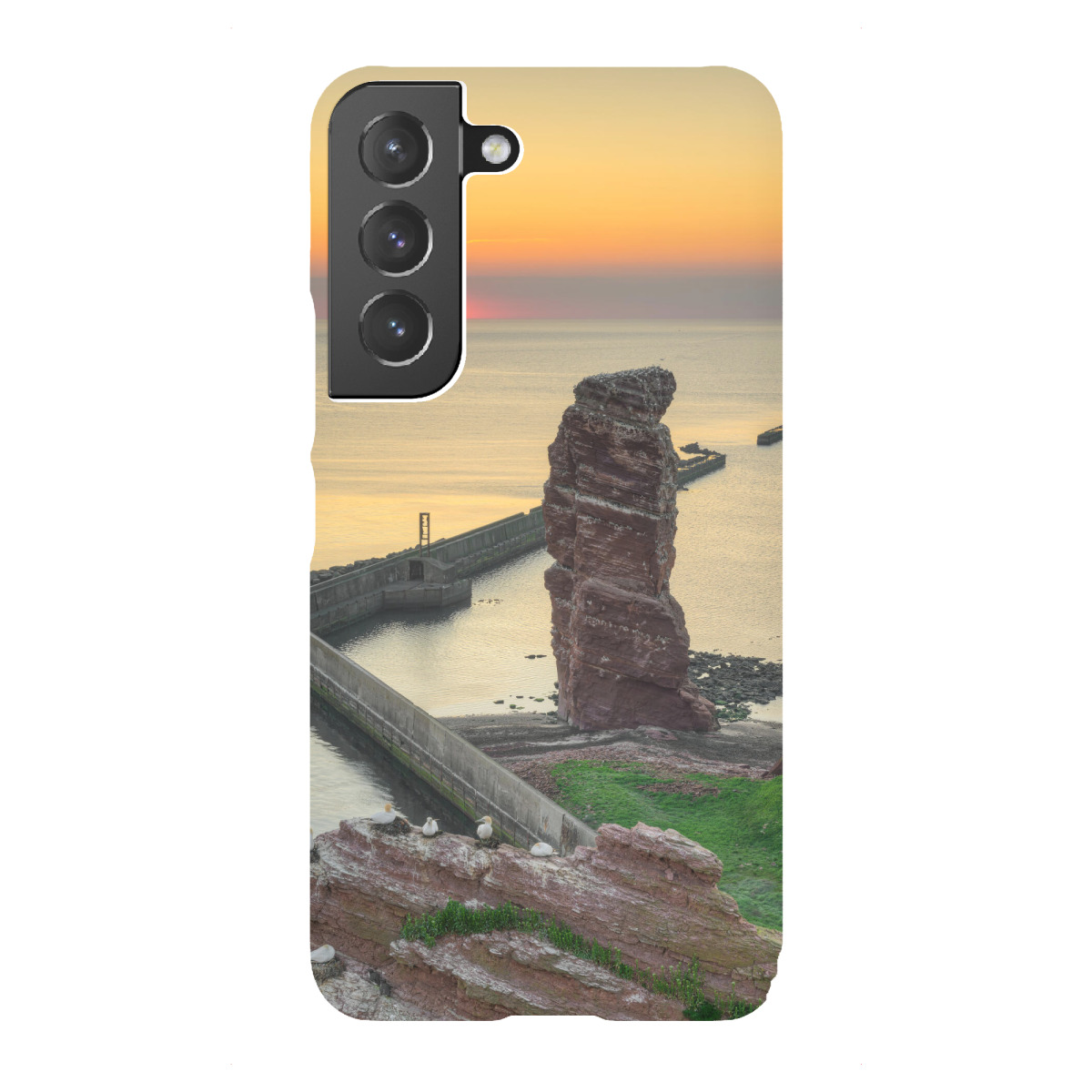 "Helgoland Blick zur Langen Anna"für Samsung Galaxy - Premium-Case Handyhülle artboxONE