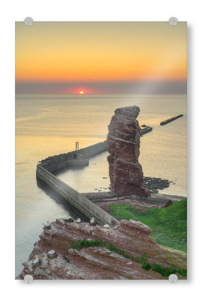 Acrylglasbild "Helgoland Blick zur Langen Anna" artboxONE - Natur,Reise,Reise / Strand und Meer