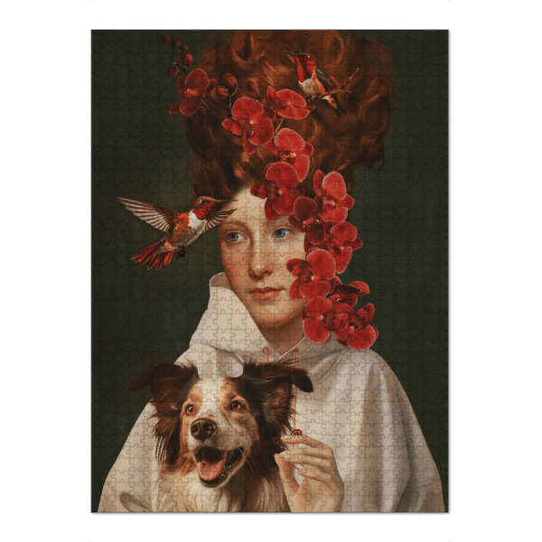 Puzzle Ravensburger "Frühlingszeit von TAS Green" artboxONE - Natur,Floral,Tiere