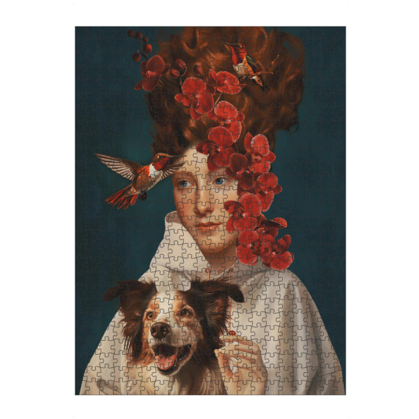 Puzzle Ravensburger "Frühlingszeit von TAS Blue" artboxONE - Natur,Floral,Tiere