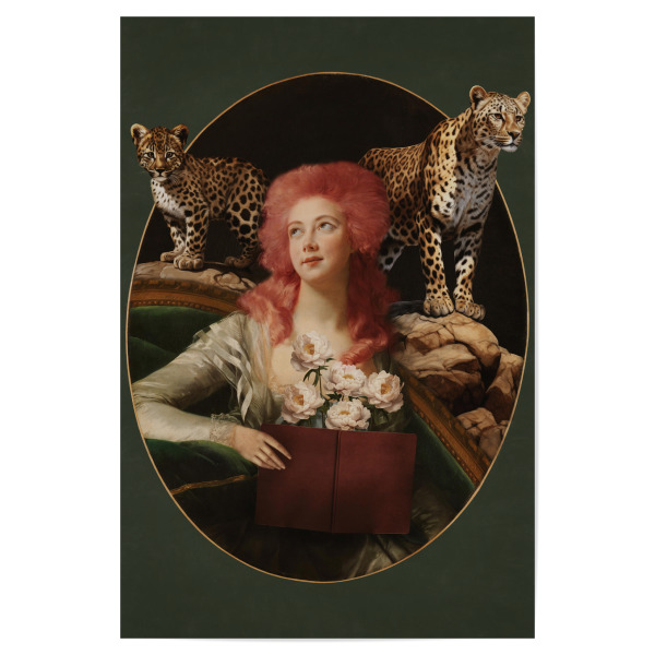 Poster 30x20 cm "Der Reader von TAS Green" artboxONE - Natur,Floral,Tiere