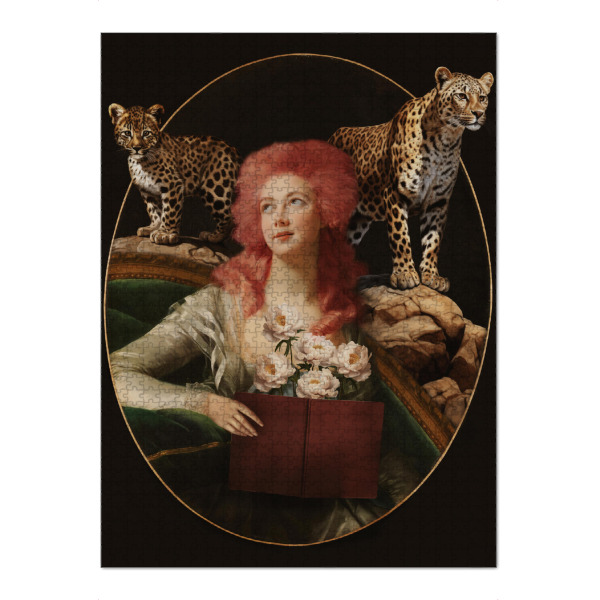 Puzzle Ravensburger "Der Reader von TAS" artboxONE - Natur,Floral,Tiere