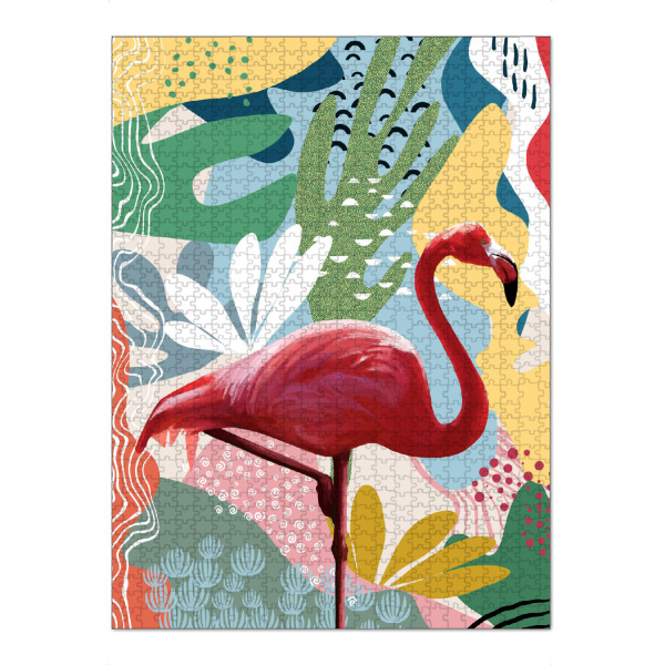 Puzzle Ravensburger "Flamingovogel" artboxONE - Natur,Für Kinder,Tiere