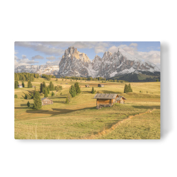 Leinwandbild "Die Seiser Alm im Herbst" artboxONE - Natur,Reise,Reise / Länder