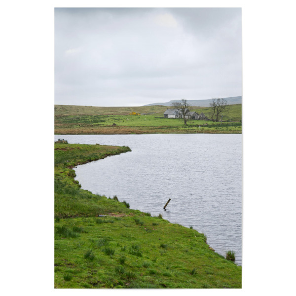 Poster 30x20 cm "Loch Thom und Haus in Schottland" artboxONE - Natur,Architektur,Reise / Länder