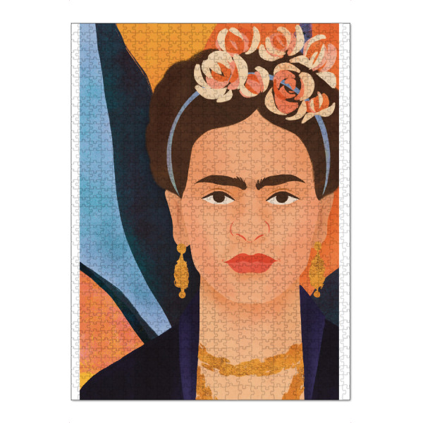 Puzzle Ravensburger "Frida Kahlo Gouache-Porträt" artboxONE - Menschen