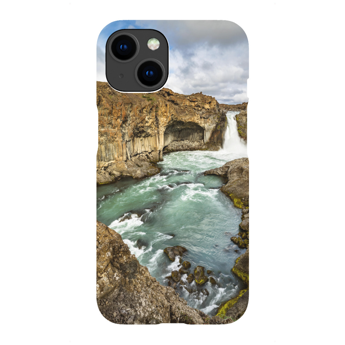 iPhone "Wasserfall in Island" Premium-Case Handyhülle artboxONE