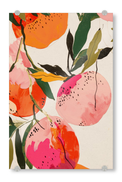 Acrylglasbild "Fresh Fruits (Vier)" artboxONE - Natur,Abstrakt,Für Mama