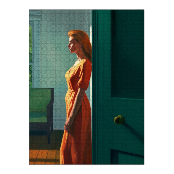 Puzzle Ravensburger "Stilles Frauen Portrait" artboxONE - Film,Menschen,Architektur