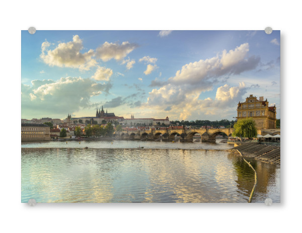 Acrylglasbild "Blick zur Prager Burg" artboxONE - Reise,Architektur,Städte / Prag