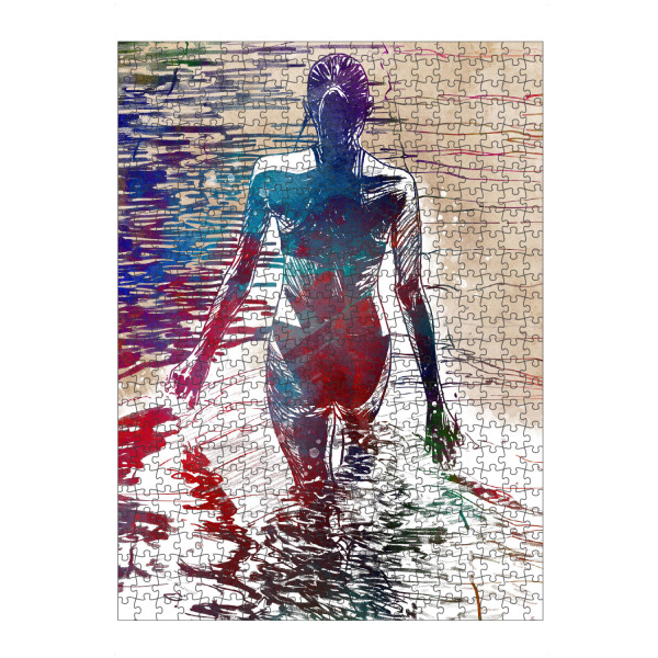 Puzzle Ravensburger "Schwimmsportkunst F" artboxONE - Sport,Sport / Sommerspiele - Schwimmer,Schwimmen,Schwimmbad,Sport,Grafik,Schwimmen