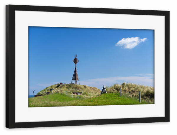 Poster mit Rahmen schwarz "Bake Baltrum" artboxONE - Natur,Architektur,Reise / Strand und Meer
