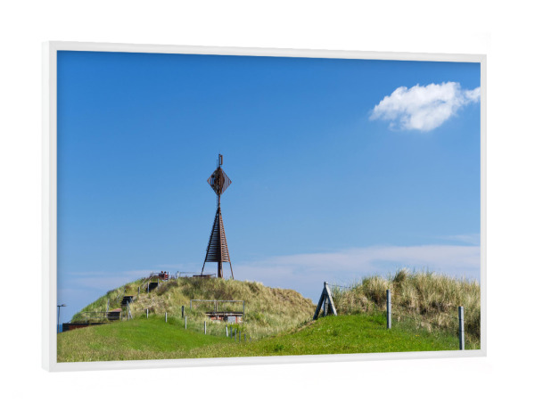 Poster mit weißem Rahmen "Bake Baltrum" artboxONE - Natur,Architektur,Reise / Strand und Meer