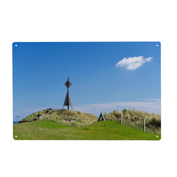 Metall Poster "Bake Baltrum" artboxONE - Natur,Architektur,Reise / Strand und Meer